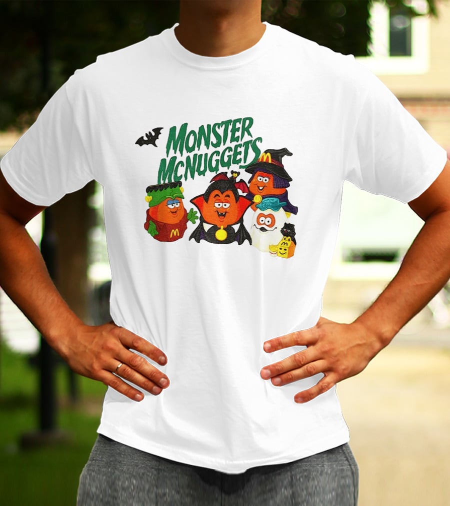 Monster McNuggets Halloween McDonald's Characters T-Shirt