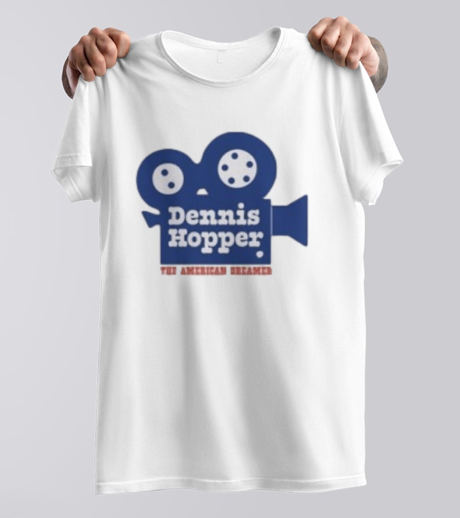 Dennis Hopper The American Dreamer Movie Camera T-Shirt