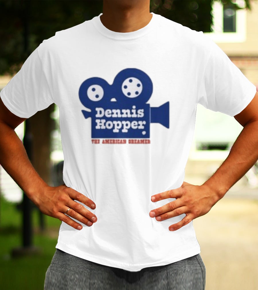 Dennis Hopper The American Dreamer Movie Camera T-Shirt