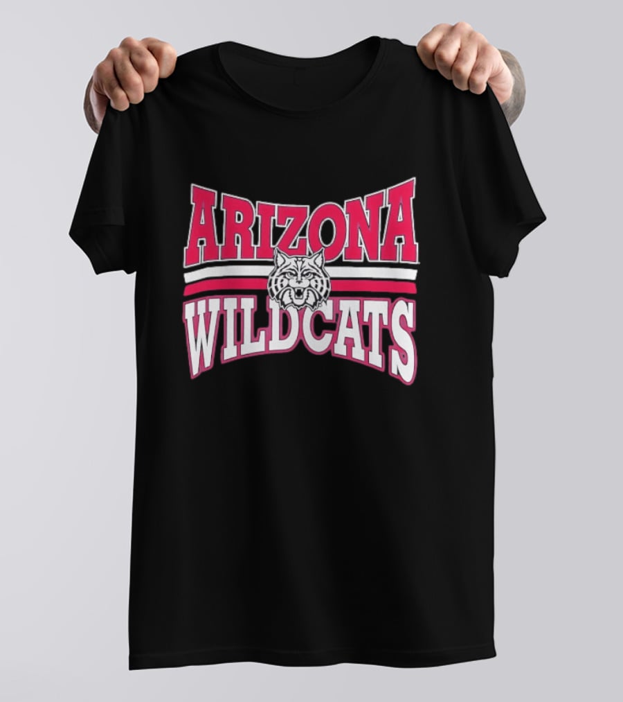 Arizona Wildcats NCAA Head Red White Stripes T-Shirt