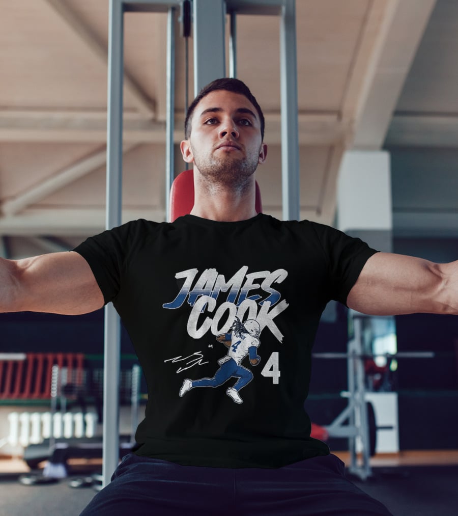 James Cook 4 Buffalo Bills Football Player Athlete T-Shirt