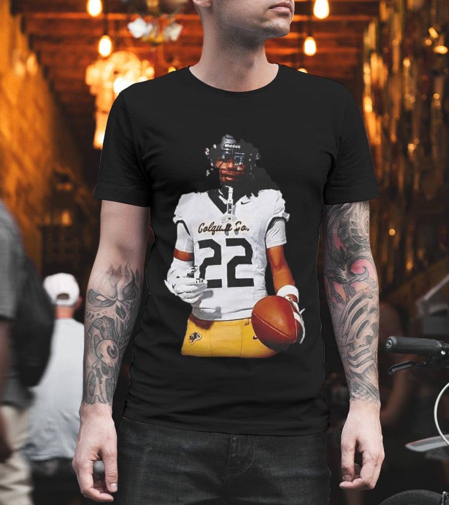 Colquitt County Packers Sean Ethan 22 Football Jersey Player Image T-Shirt