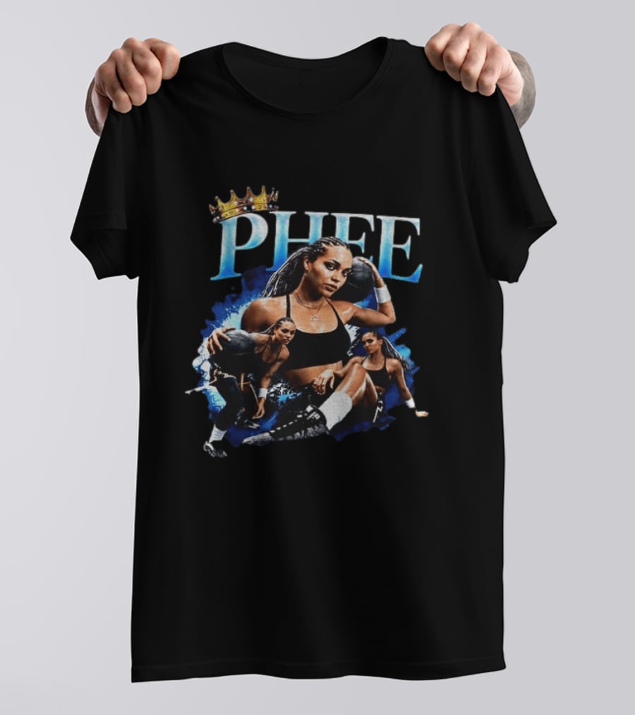Napheesa Collier Phee WNBA Star With Crown Basketball T-Shirt