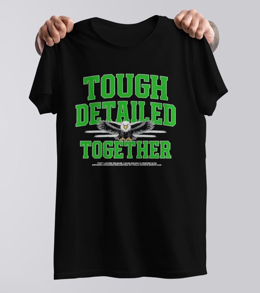Philadelphia Eagles Tough Detailed Together Jalen Hurts T-Shirt