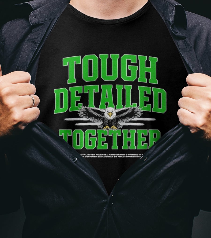 Philadelphia Eagles Tough Detailed Together Jalen Hurts T-Shirt