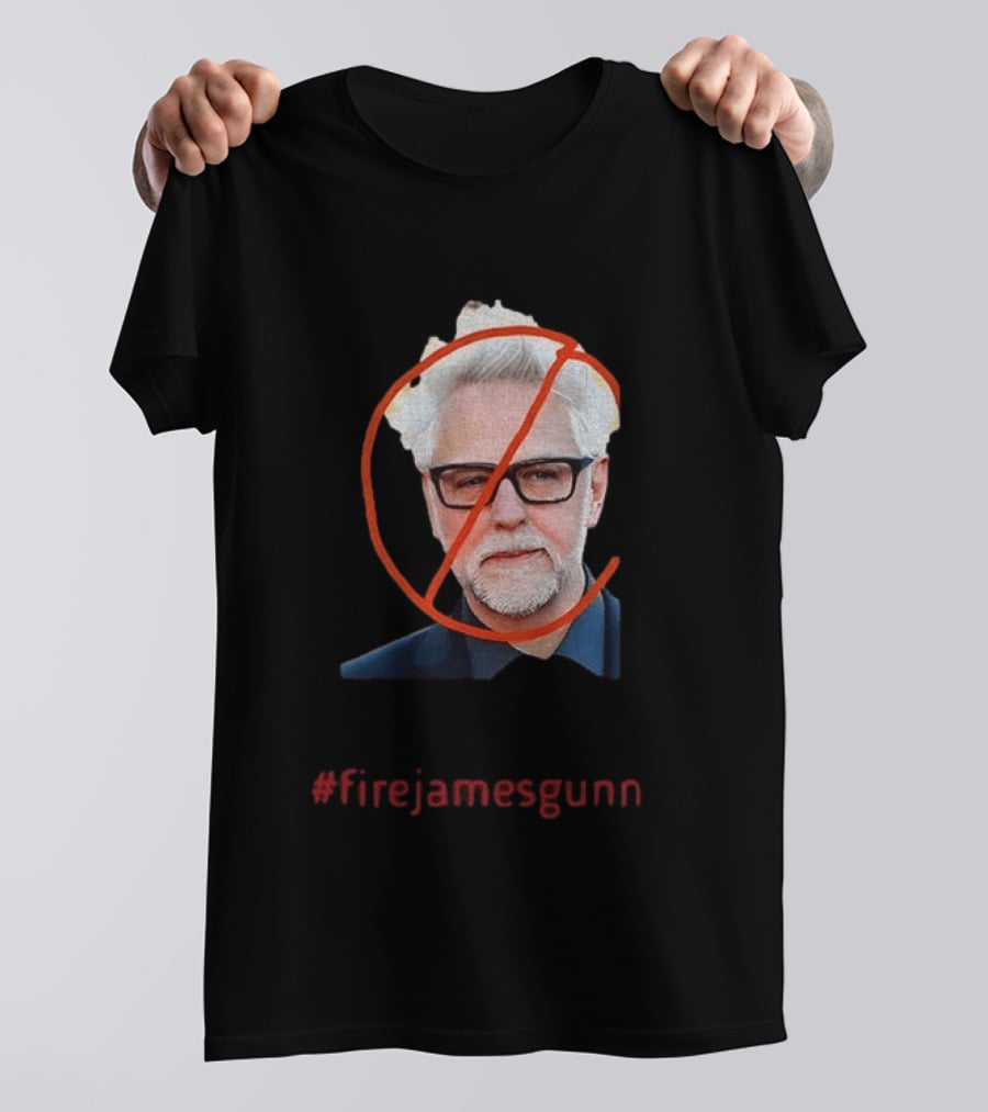 Firejamesgunn Protest James Gunn Director Criticism Controversy T-Shirt