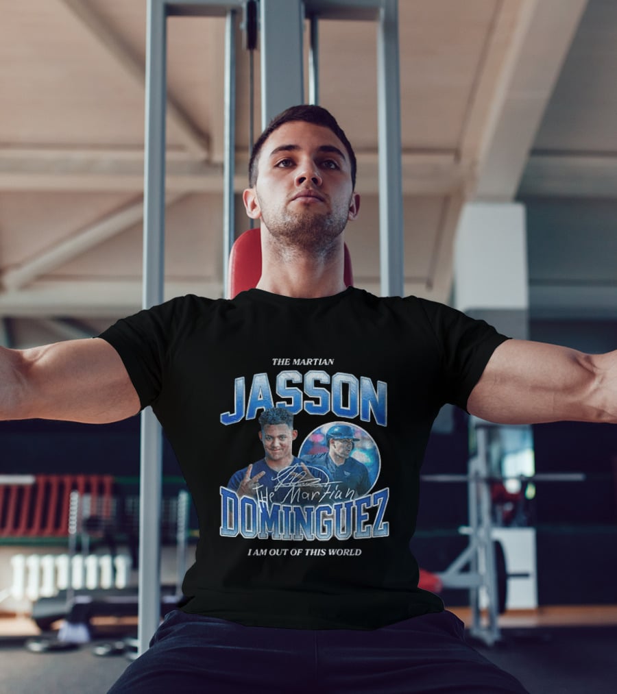 The Martian Jasson Dominguez New York Yankees I Am Out Of This World T-Shirt