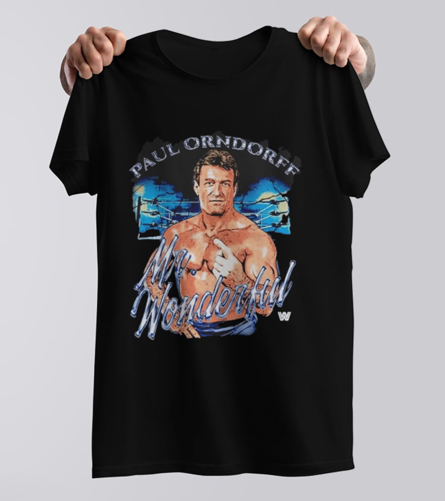 Paul Orndorff Mr. Wonderful WWE Wrestling Legend T-Shirt