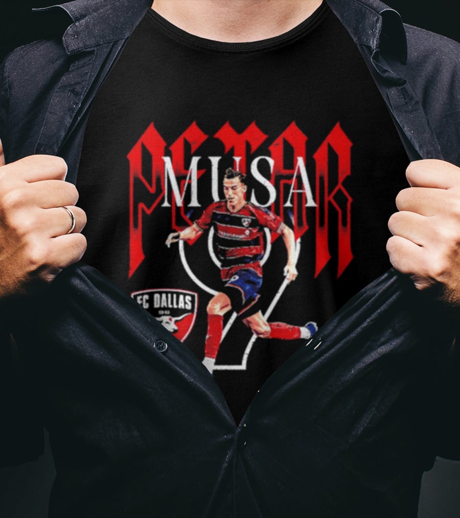 Petar Musa FC Dallas Number 9 Player Soccer T-Shirt