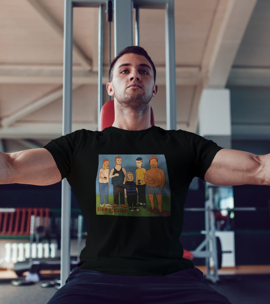 King Of The Weird King Of The Hill Characters Holding Drinks T-Shirt