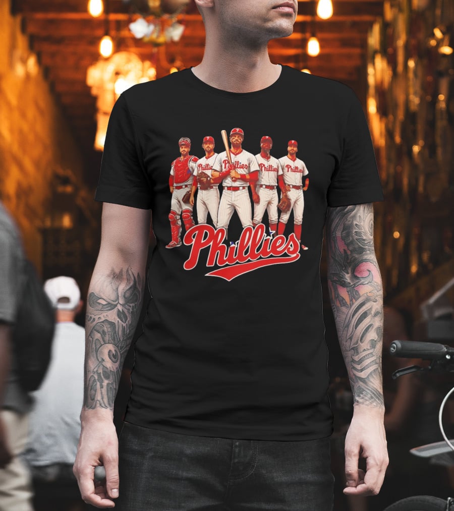 Philadelphia Phillies Field Of Dreams 2026 Team Roster Lineup T-Shirt