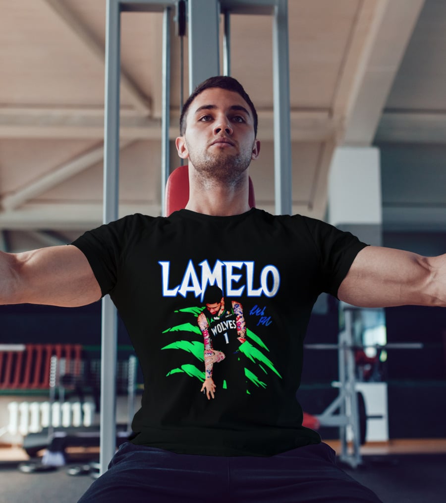 LaMelo Ball Wolves Number 1 Signature T-Shirt