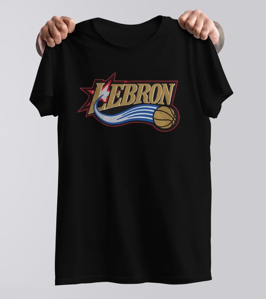 Lebron James 76ers Star Basketball T-Shirt
