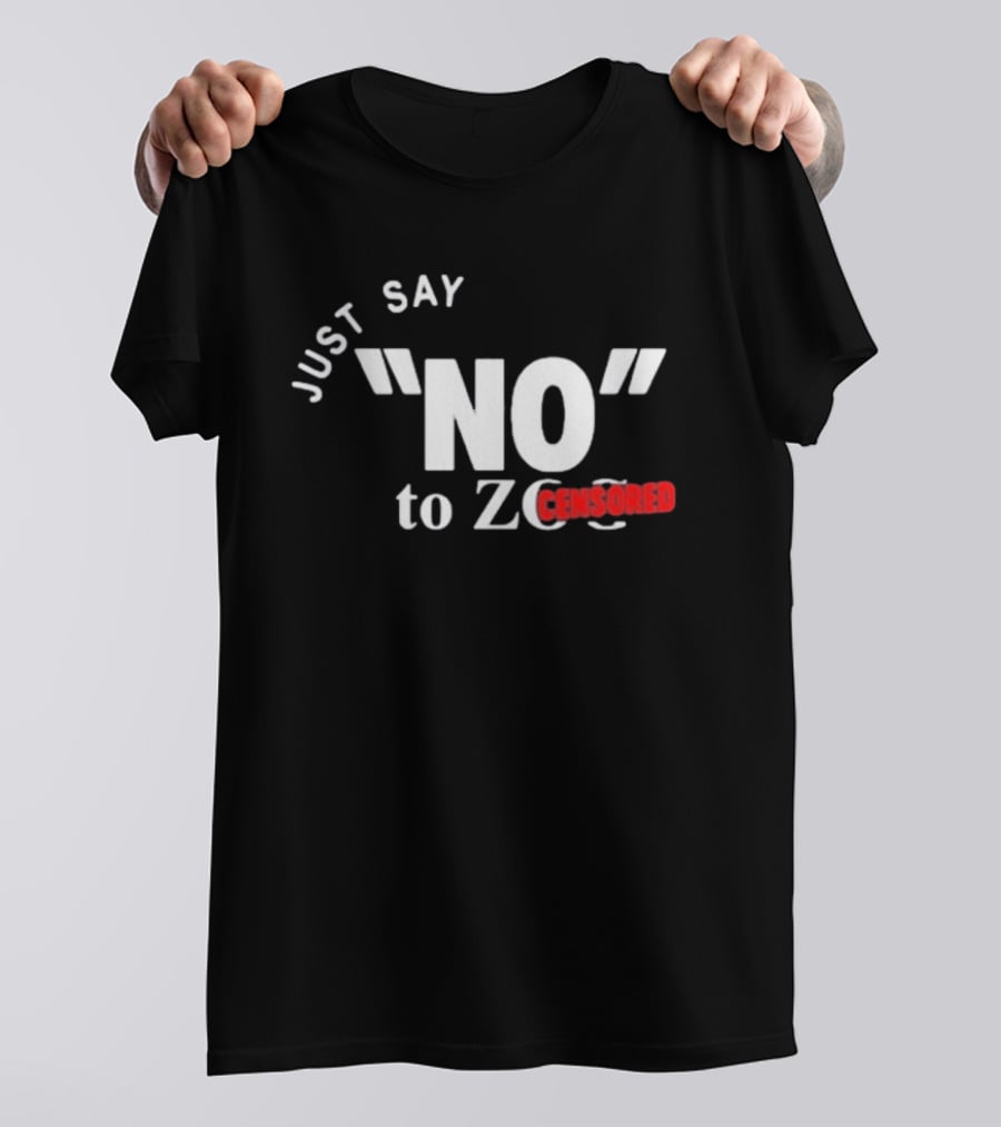 Randy Weaver Just Say No To Censored Zero T-Shirt