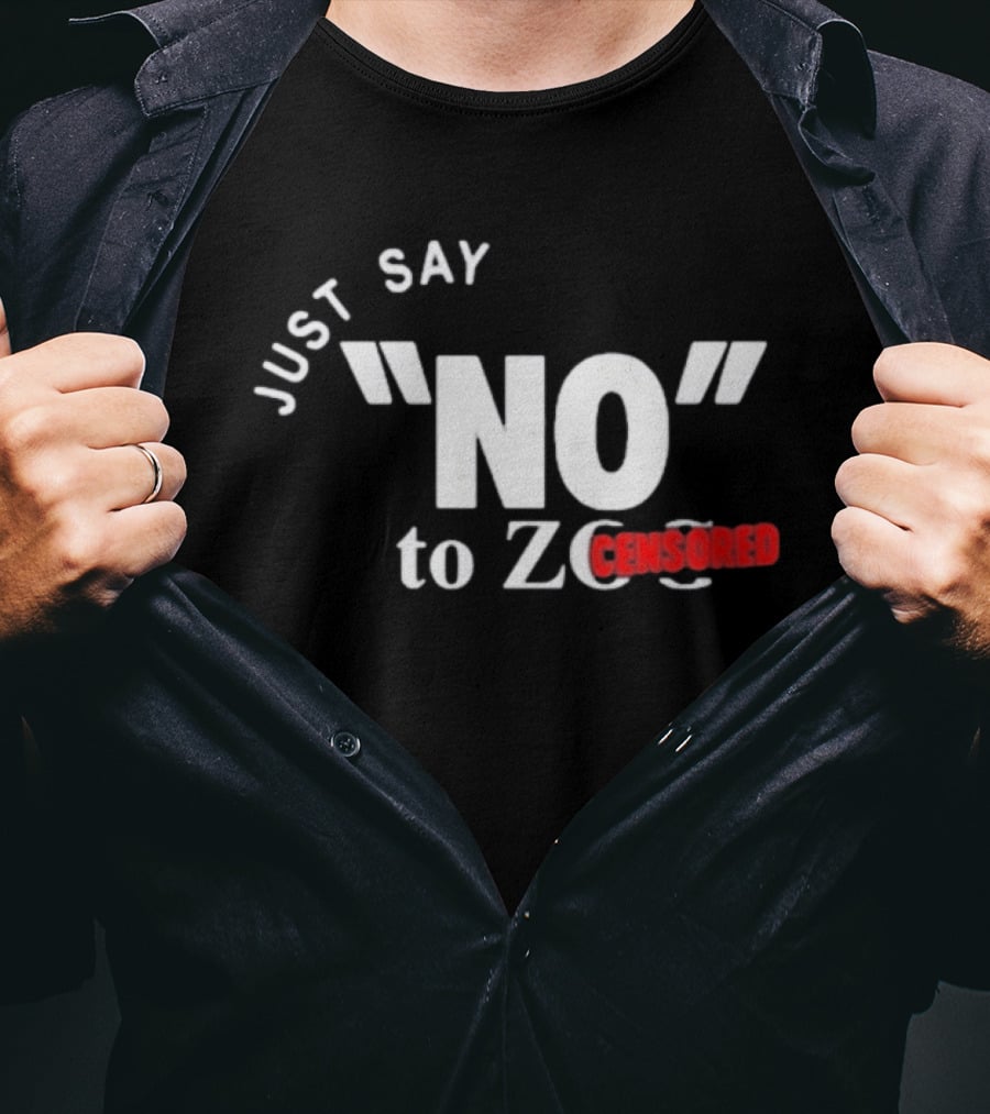 Randy Weaver Just Say No To Censored Zero T-Shirt
