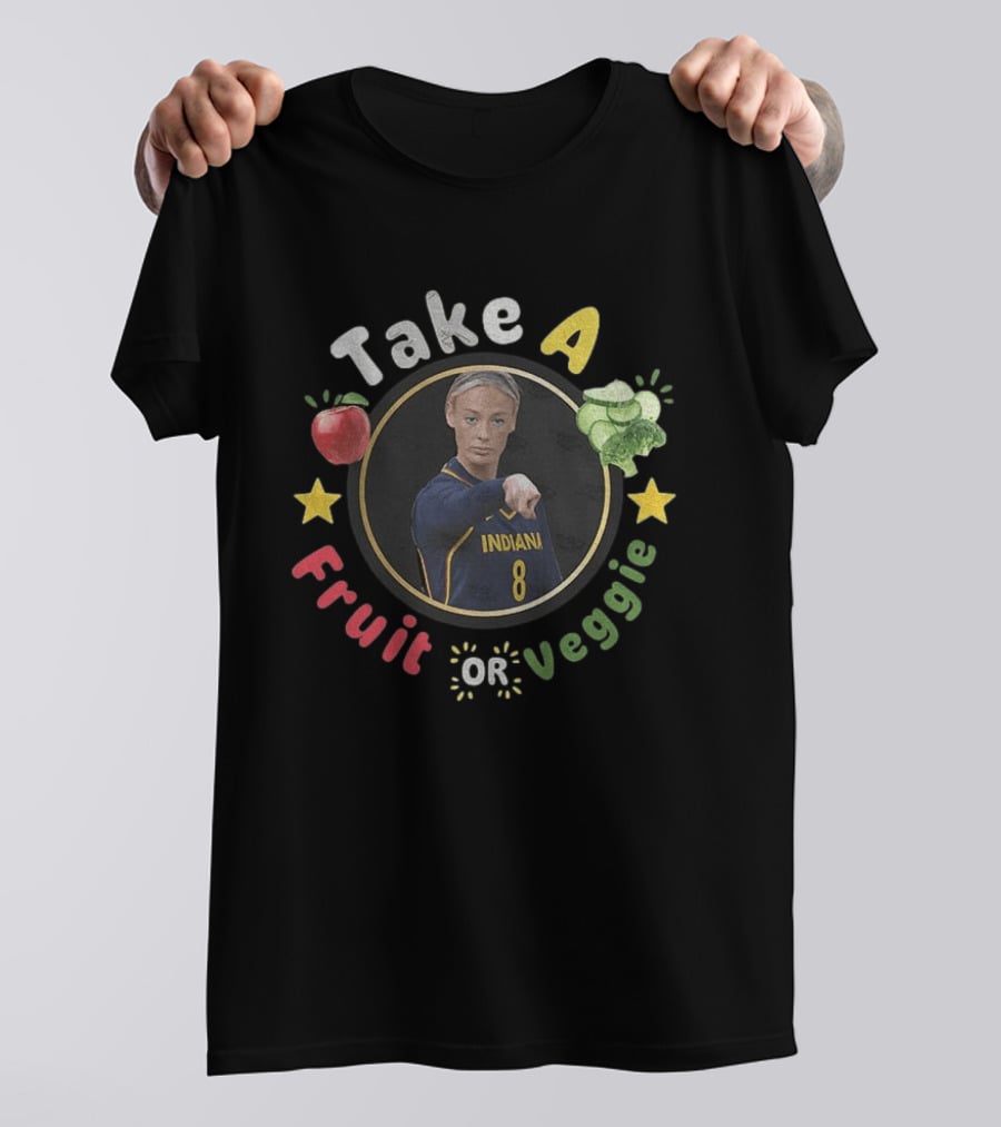 Take A Fruit Or Veggie Indiana 8 Sophie Cunningham Pointing Meme T-Shirt