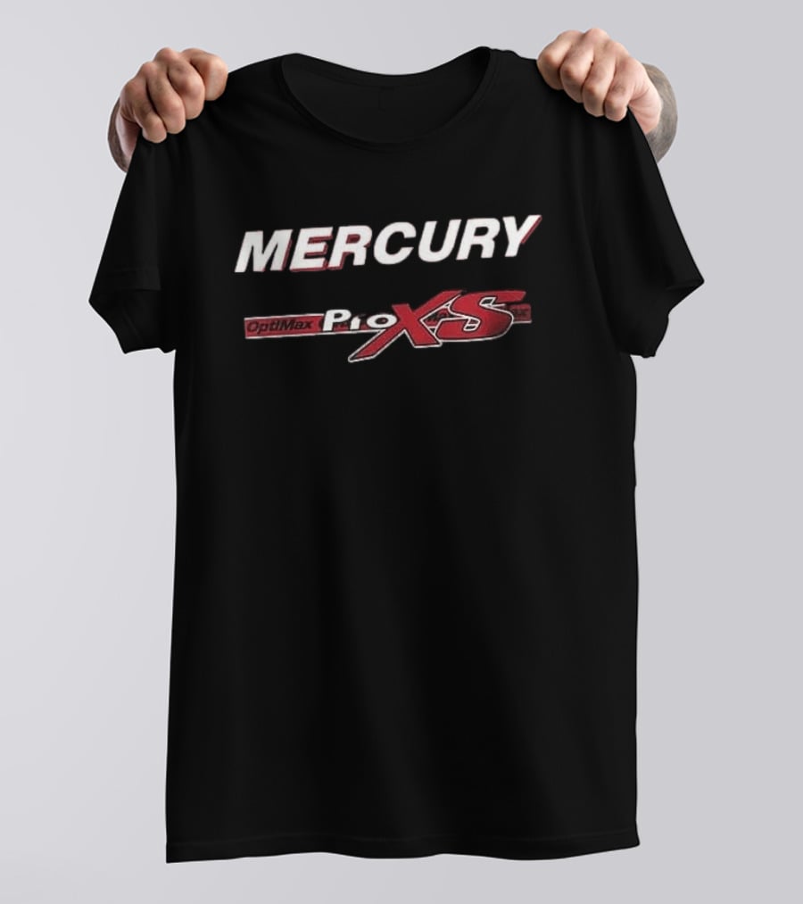 Mercury OptiMax Pro XS Marine Engine Printed Oversized T-Shirt