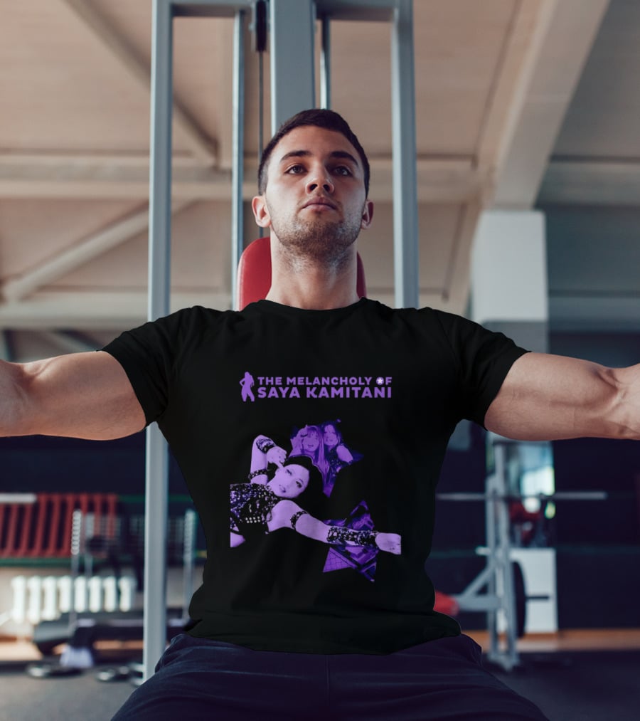 The Melancholy Of Saya Kamitani Purple Aesthetic T-Shirt