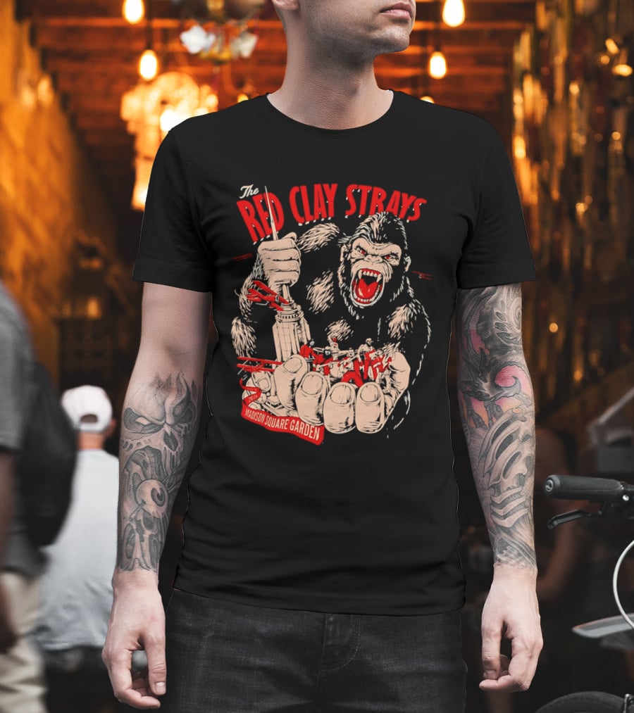 The Red Clay Strays Aug 9 2026 King Kong Madison Square Garden Event T-Shirt