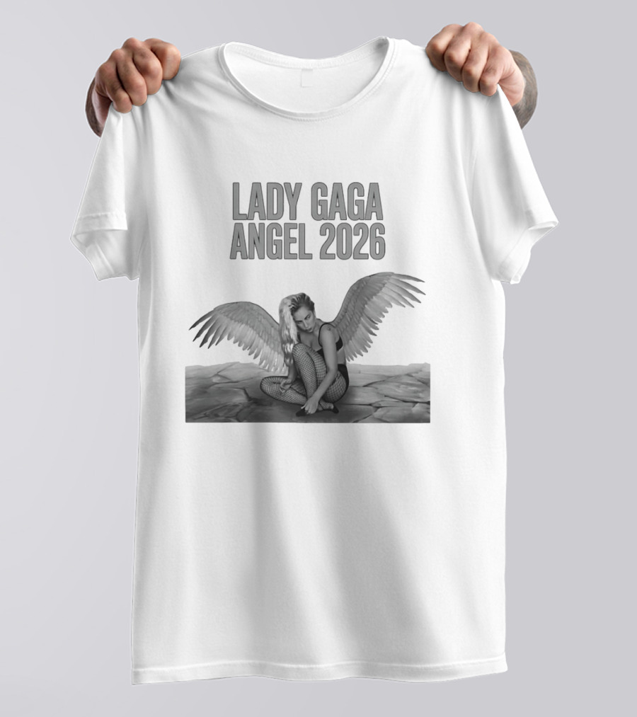 LADY GAGA ANGEL 2026 Winged T-Shirt