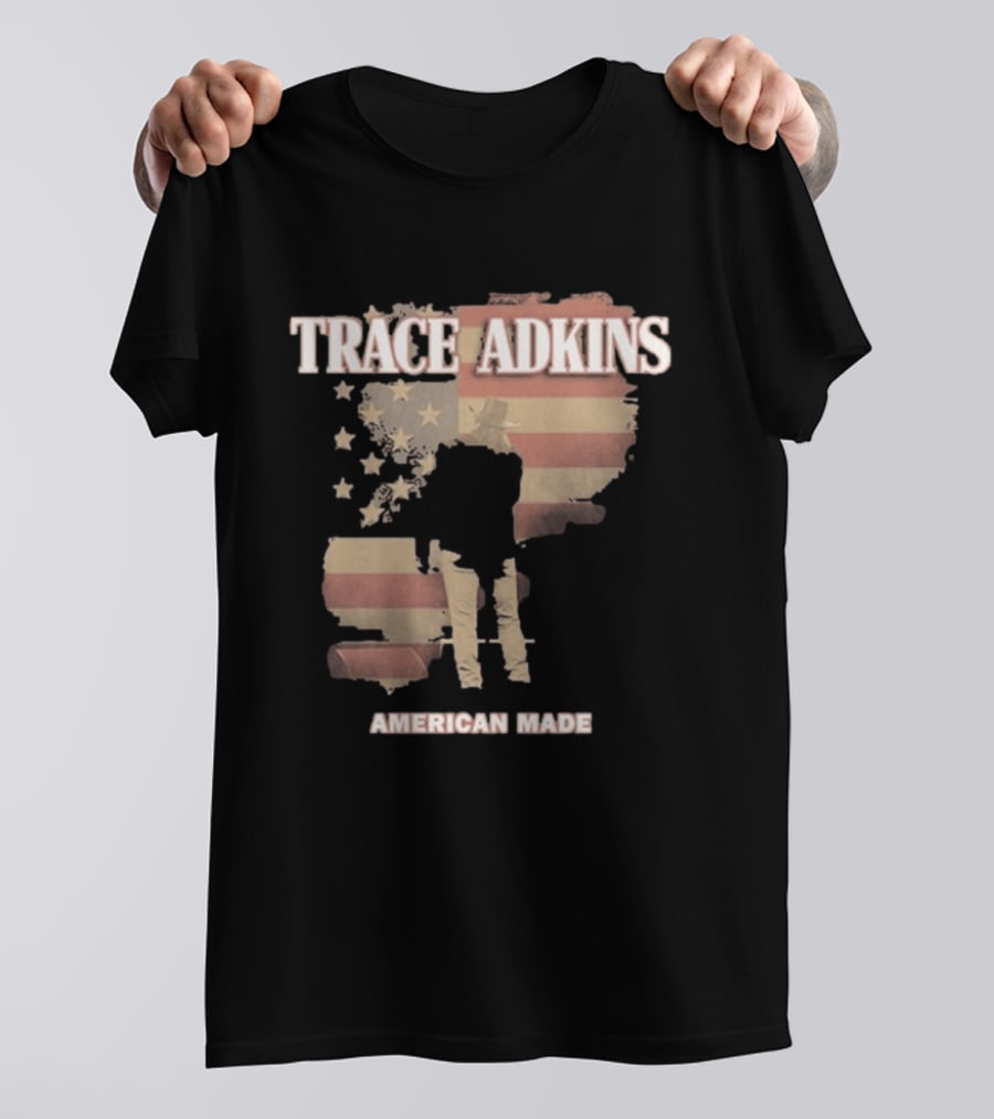 Trace Adkins American Made USA Flag Stars And Stripes T-Shirt