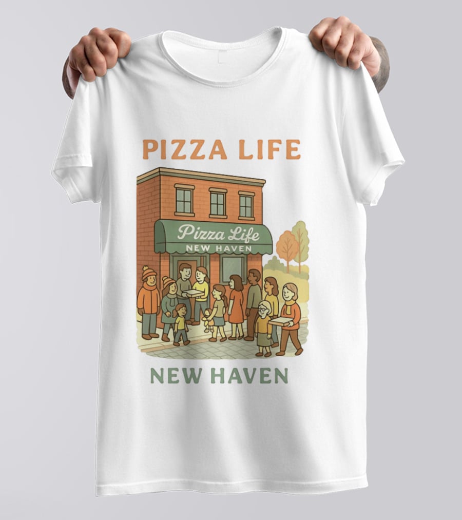 Pizza Life New Haven Family Gathering At Pizzeria T-Shirt