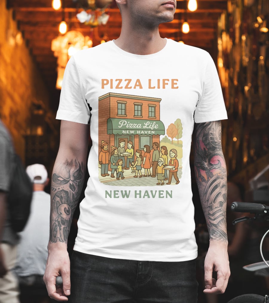 Pizza Life New Haven Family Gathering At Pizzeria T-Shirt