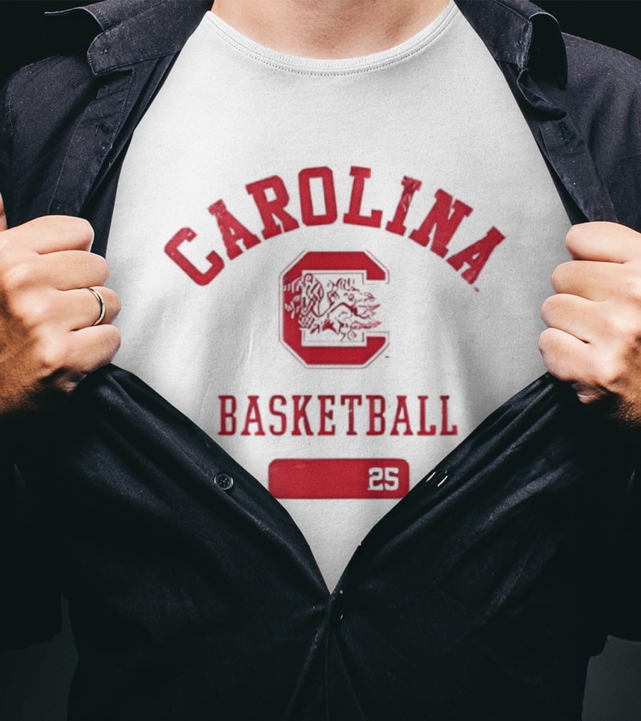 Carolina Basketball 25 South Carolina Gamecocks Raven Johnson T-Shirt
