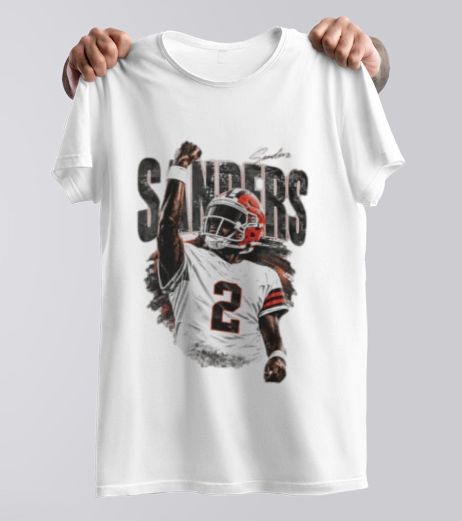 Sanders 2 Colorado Buffaloes Jersey Football Player T-Shirt