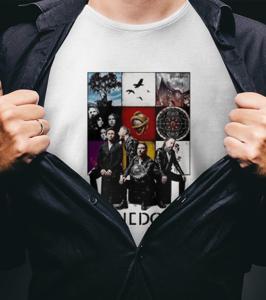 Shinedown Us And Them Album Cover Band Members Collage T-Shirt