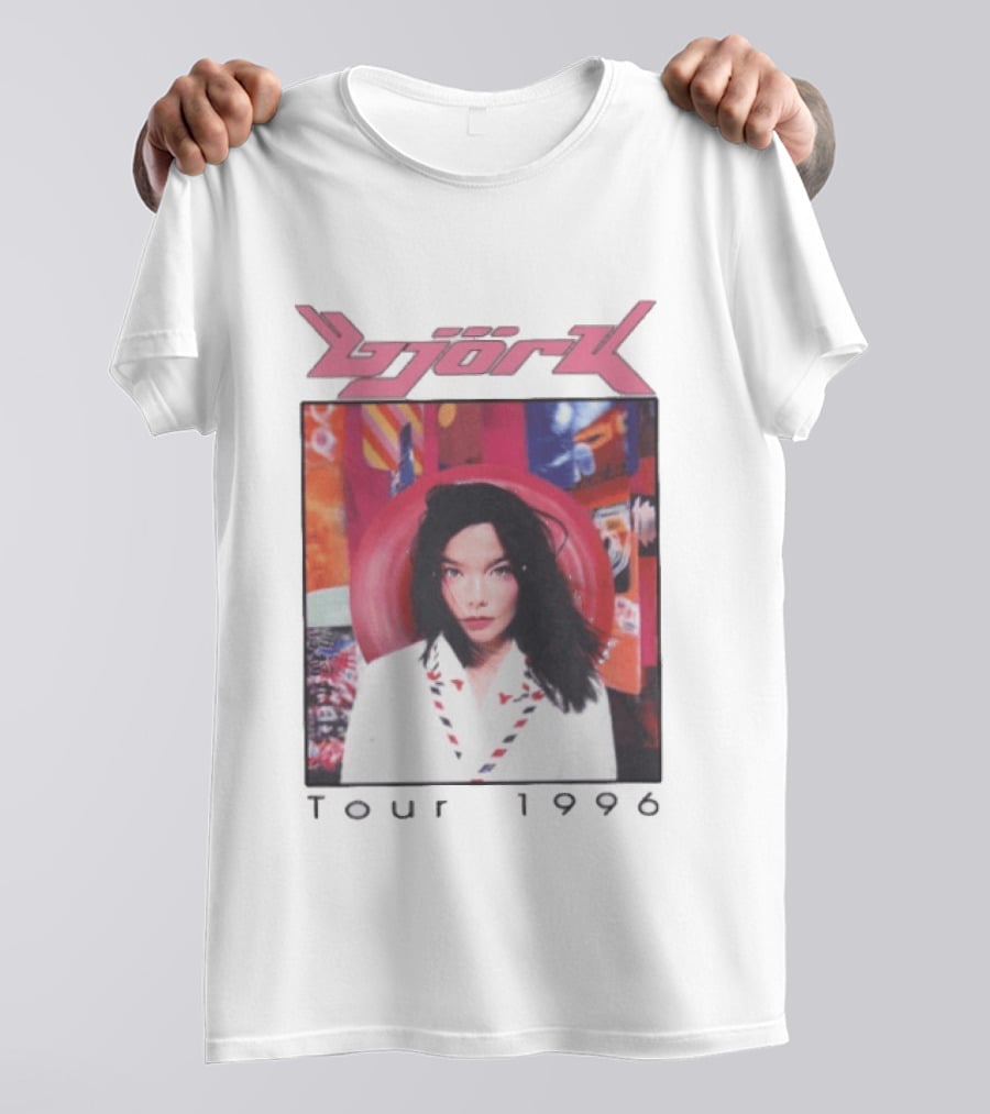 Björk Tour 1996 Post Icelandic Singer T-Shirt