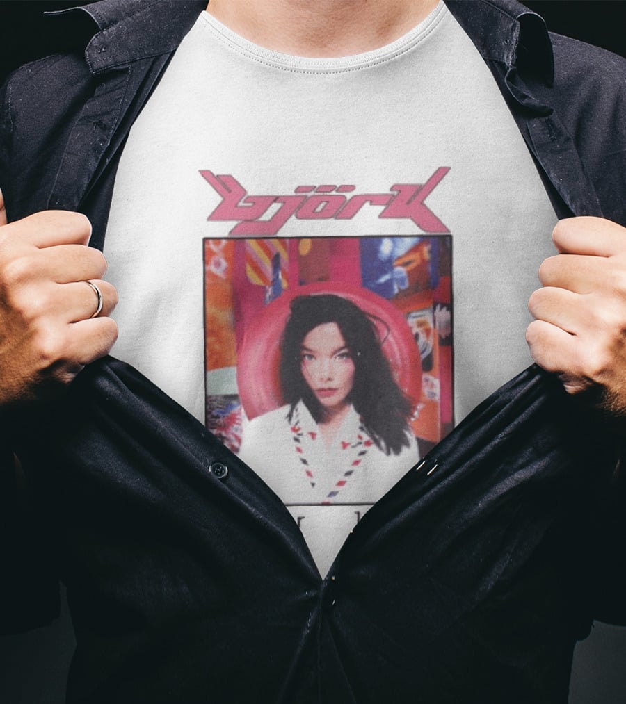 Björk Tour 1996 Post Icelandic Singer T-Shirt