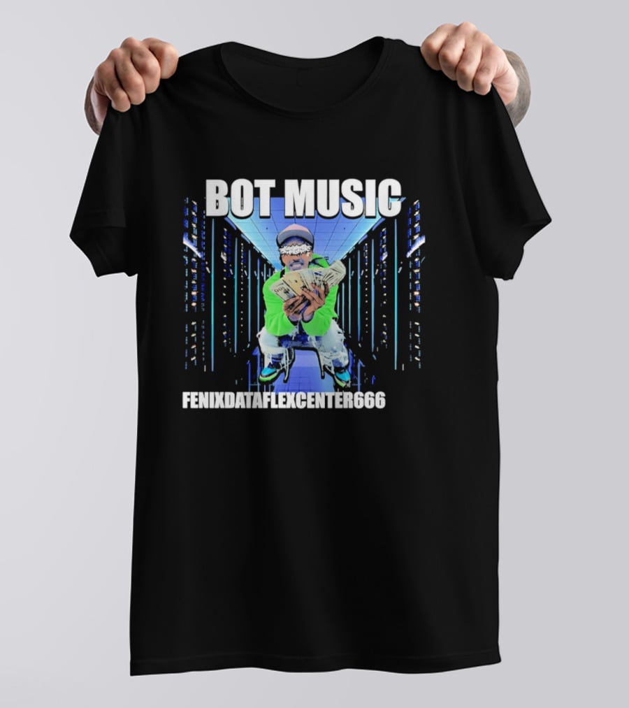 Bot Music Fenixdataflexcenter666 Cash Server Room T-Shirt