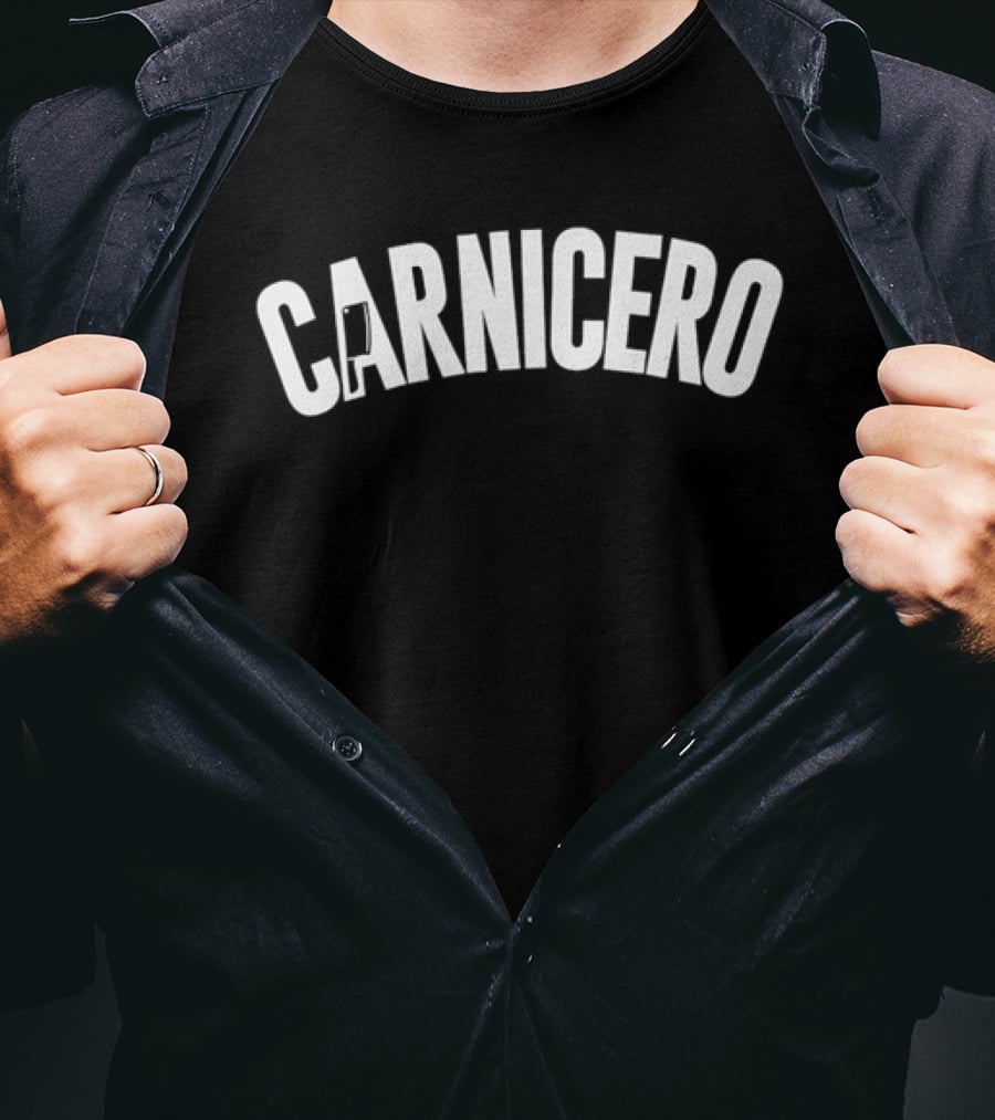 Carnicero Arched Meat Cleaver Butcher Knife T-Shirt