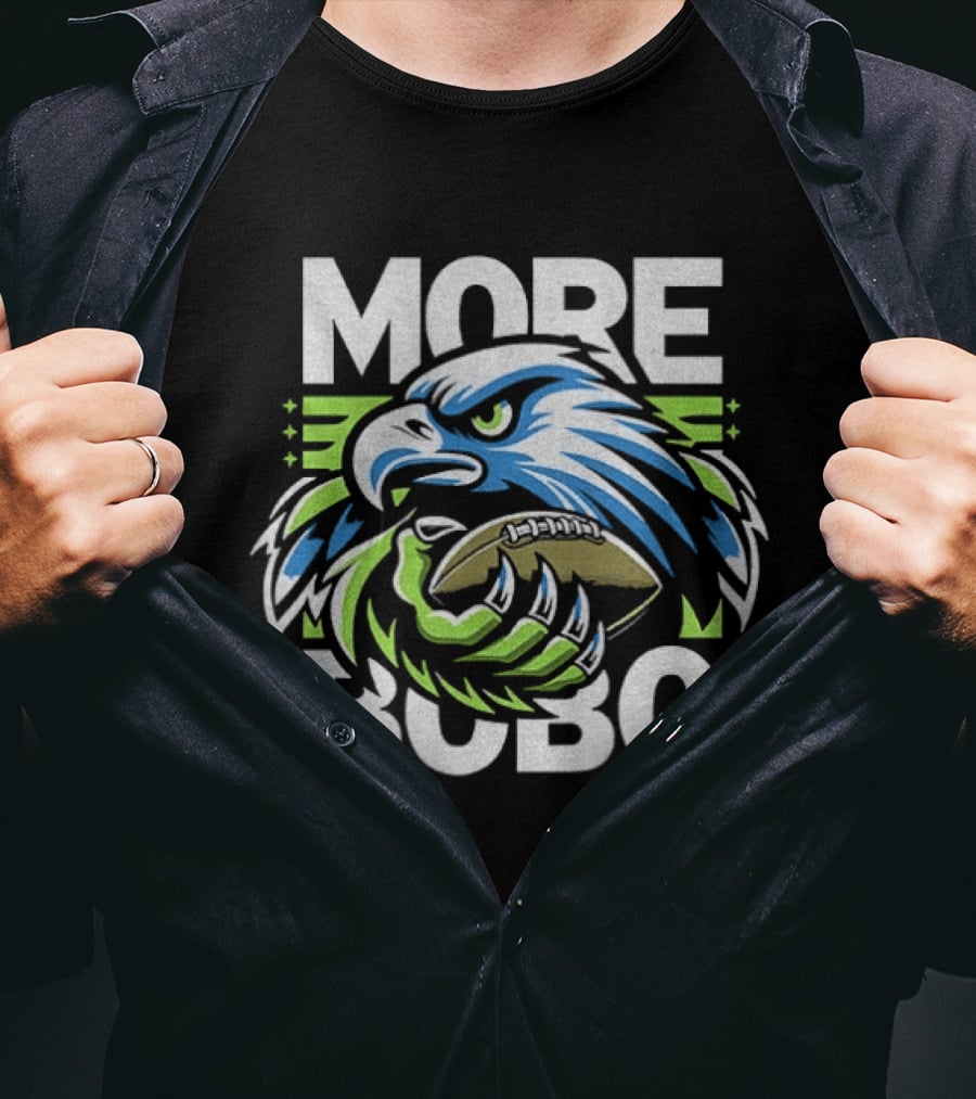 Jake Bobo More Bobo Seattle Seahawks Football Vibrant Gradient 2025 T-Shirt