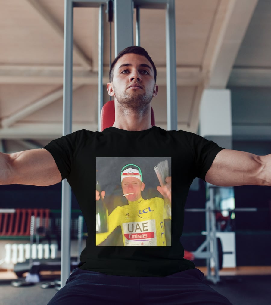 UAE Emirates LCL Tour De France Winner Celebrating T-Shirt