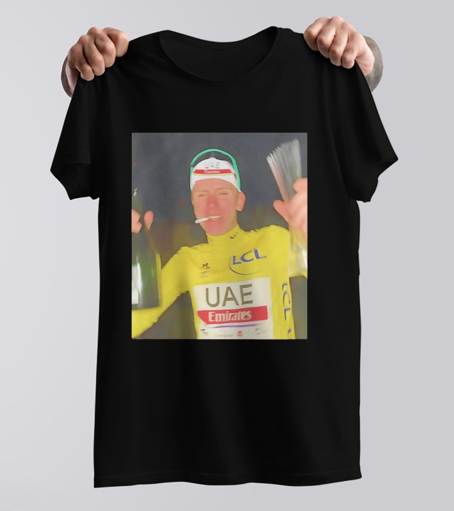 UAE Emirates LCL Tour De France Winner Celebrating T-Shirt