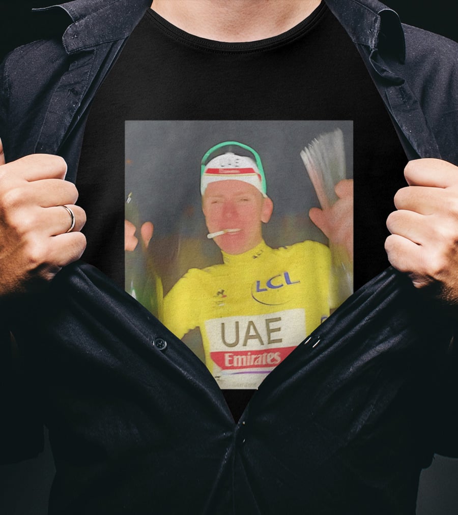 UAE Emirates LCL Tour De France Winner Celebrating T-Shirt