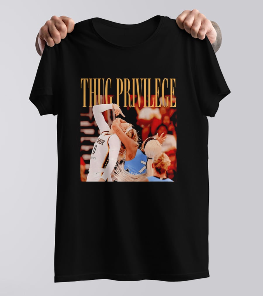 Thug Privilege Sophie Cunningham Basketball Action T-Shirt