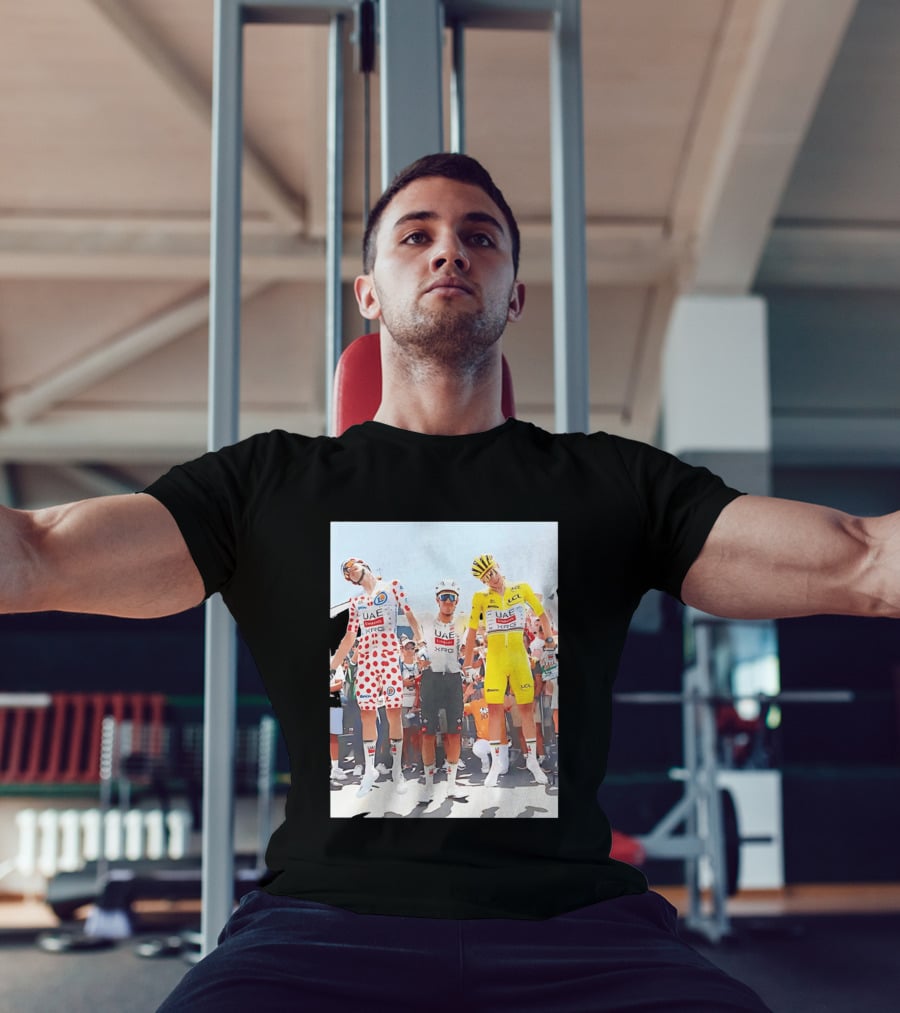 UAE Team Emirates XRG Sponsors Tour De France Cycling Jerseys T-Shirt