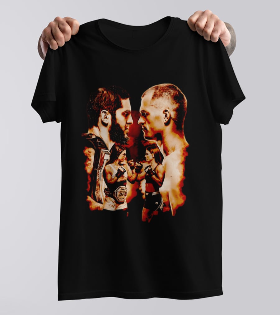 UFC 330 Matchup Islam Makhachev Vs Alexander Volkanovski Face Off T-Shirt