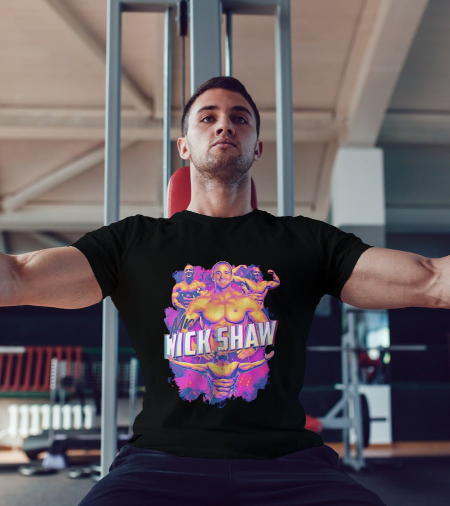 Mr Nick Shaw Bodybuilding Motivation Fitness Enthusiast Hype T-Shirt