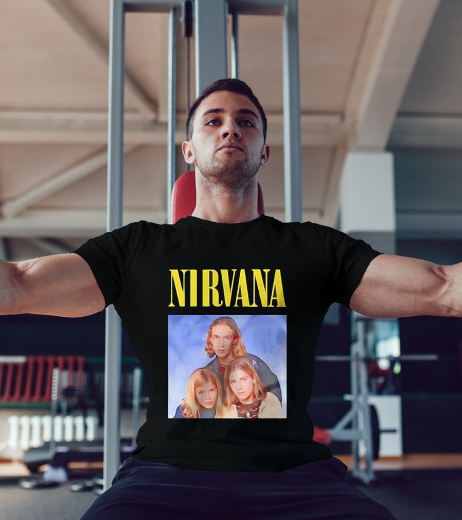 Nirvana Hanson Trio Blue Cloud Bootleg T-Shirt
