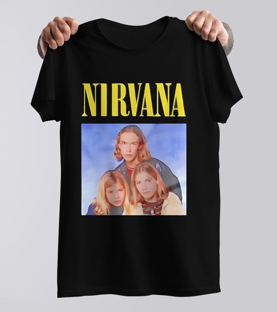 Nirvana Hanson Trio Blue Cloud Bootleg T-Shirt
