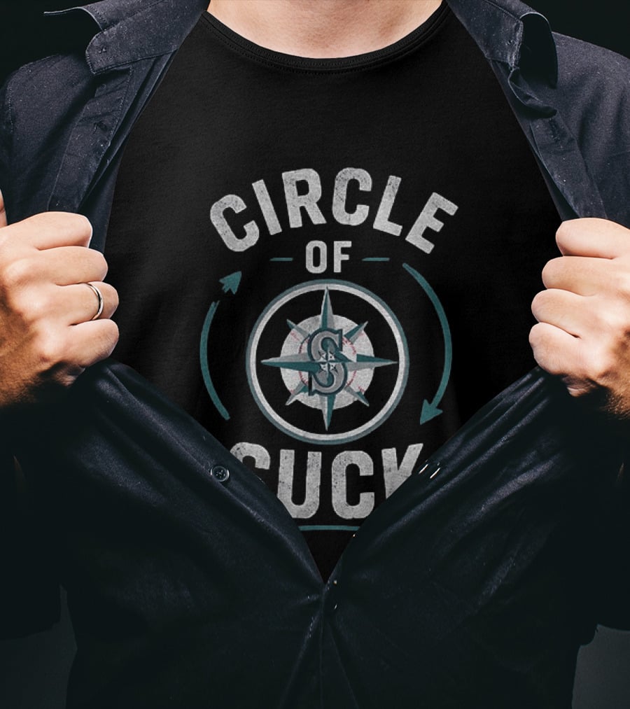 Circle Of Suck Seattle Mariners T-Shirt