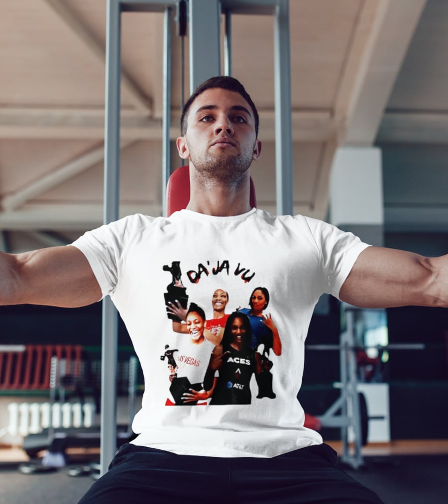 Aja Wilson DA'JA Vu Las Vegas Aces 4X MVP WNBA Legend T-Shirt