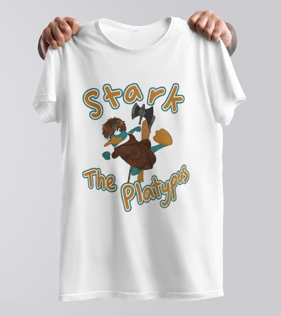 Stark Perry The Platypus Crossover Character Mashup T-Shirt