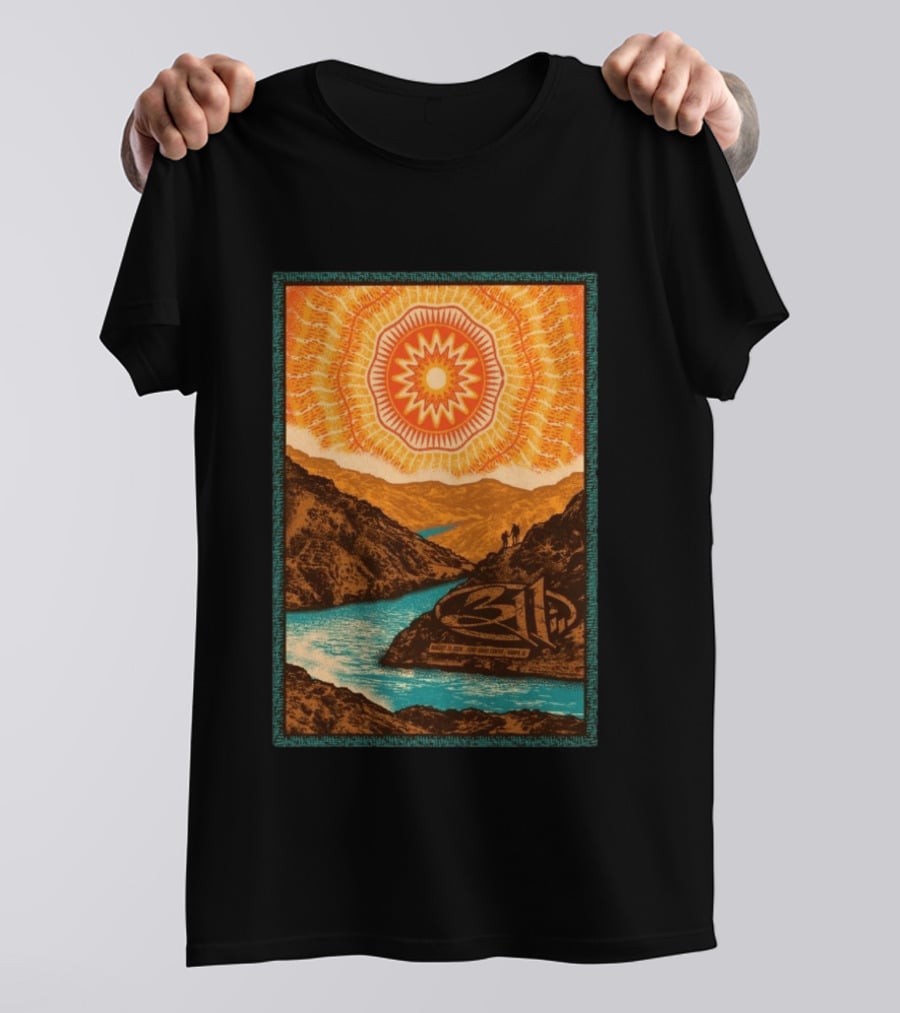 311 August 11 2026 Nampa ID Sunburst Mountain River Scene T-Shirt