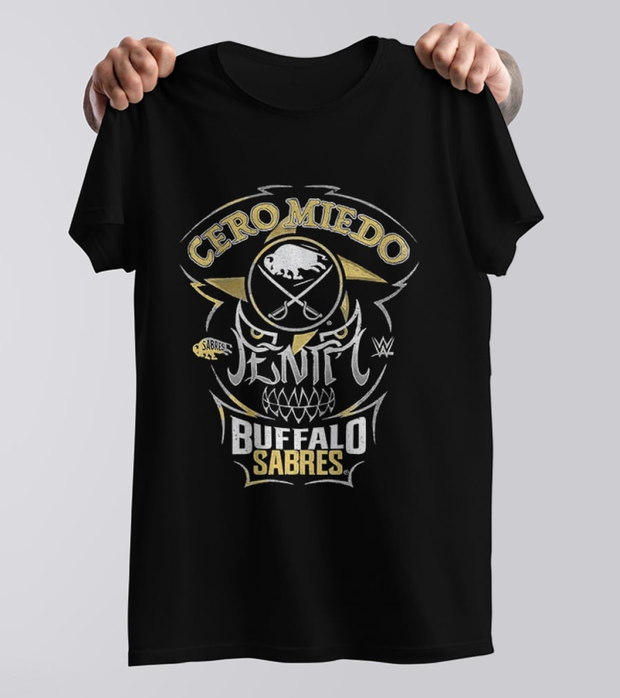 Cero Miedo Penta WWE Buffalo Sabres T-Shirt