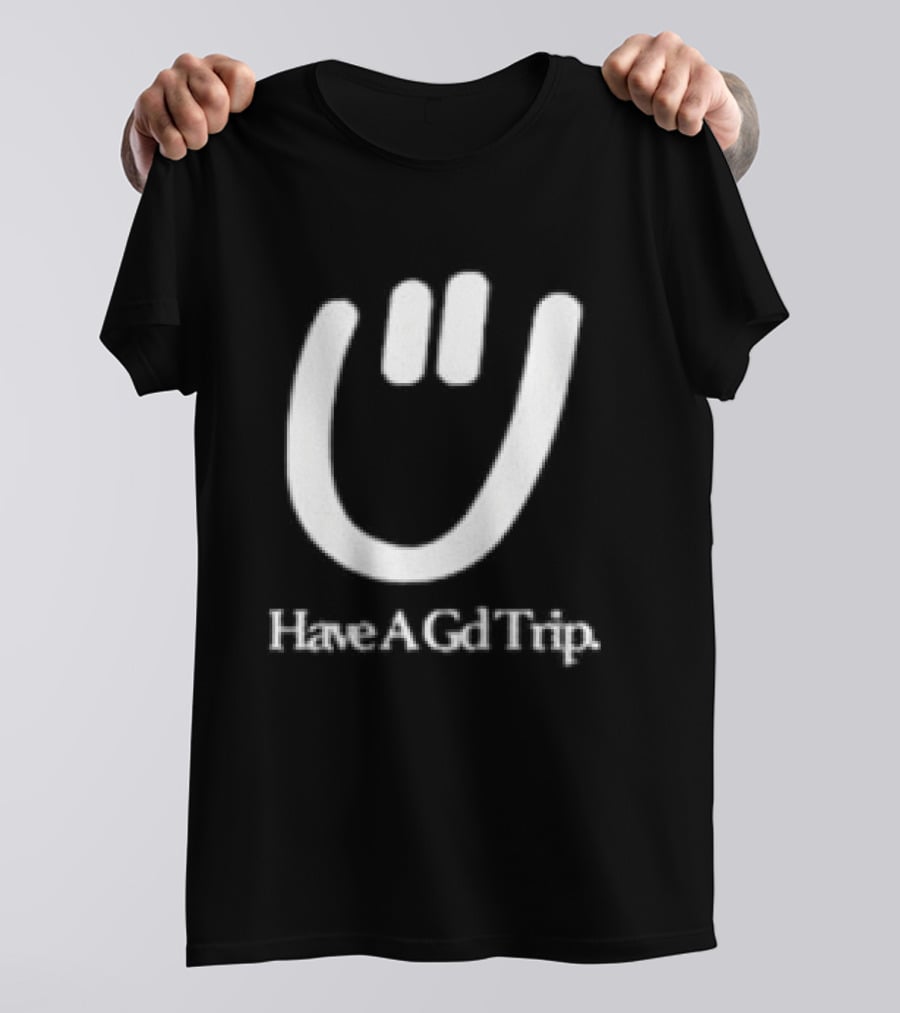 Have A Gd Trip Lemons Washed Smiley Face T-Shirt